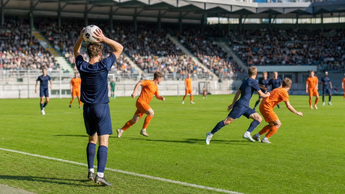 Spillsituasjon fra en fotballkamp i Eliteserien.